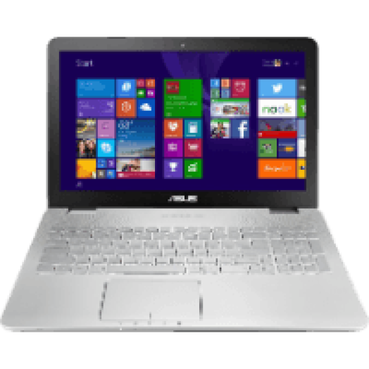 N551JW-CN211H  ezüst notebook (15,6" Full HD/Core i5/8GB/1TB/GTX960 2GB VGA/Windows 8.1)