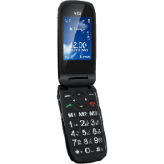 M 405 Ergonómikus Calmshell fekete kártyafüggetlen mobiltelefon