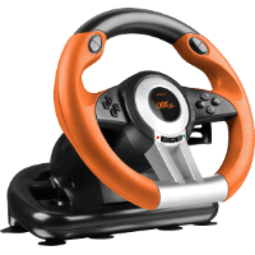 Drift O.Z. Racing Wheel for PC & PS/3 (SL-6695-BKOR-01)