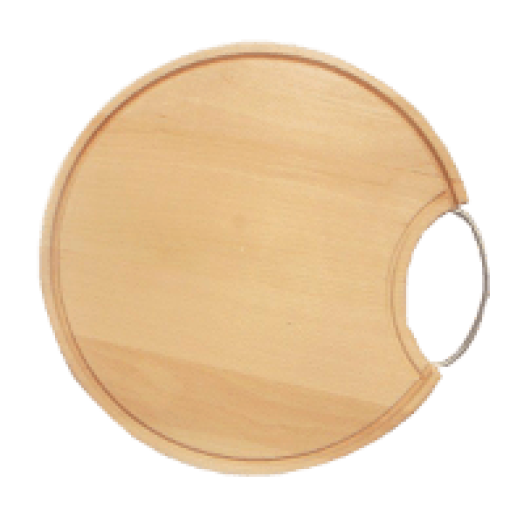 15107 Kerek fa vágódeszka, 30 cm