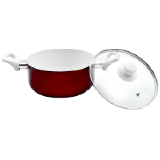 28209 Indukciós lábas, üvegfedővel, 20 cm