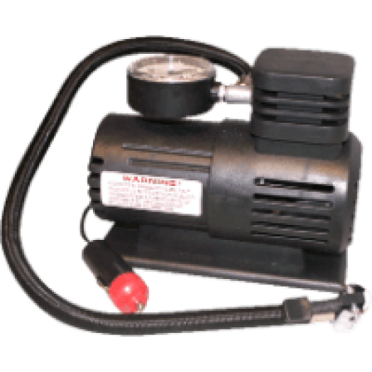 Kompresszor 12V, 3 adapterrel, 250 PSI