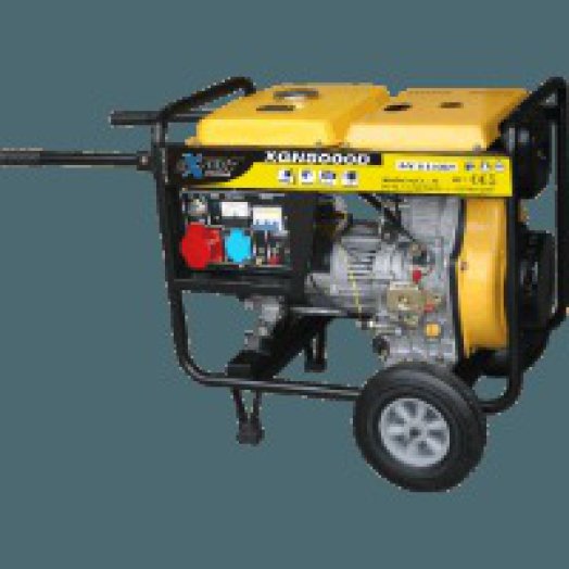 XGN5000D 3 fázisú dízelmotoros áramfejlesztő 5000W