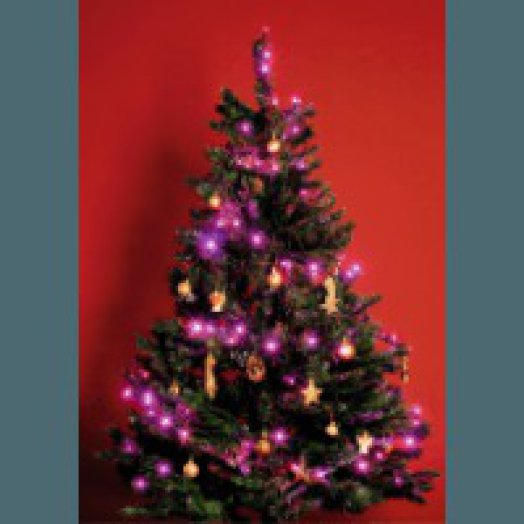 KI 100 LED/P LED FÉNYFÜZÉR PINK, 8m, 1,5m tápvezeték, 100 db LED, állófényü, 230V~
