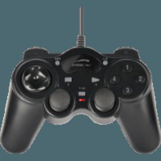 SL-6515-BK THUNDERSTRIKE Gamepad USB fekete PC