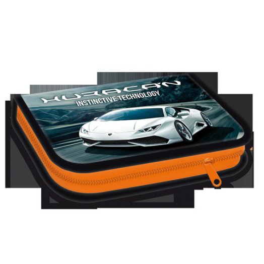 Lamborghini tolltartó írószerekkel feltöltött