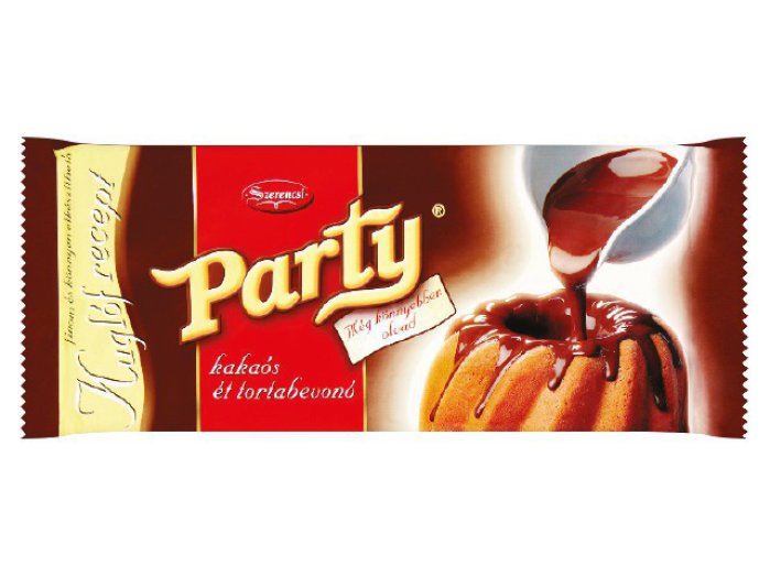 Szerencsi Party kakaós ét tortabevonó