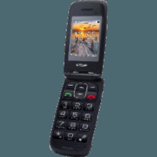 MM 819 flip fekete kártyafüggetlen mobiltelefon