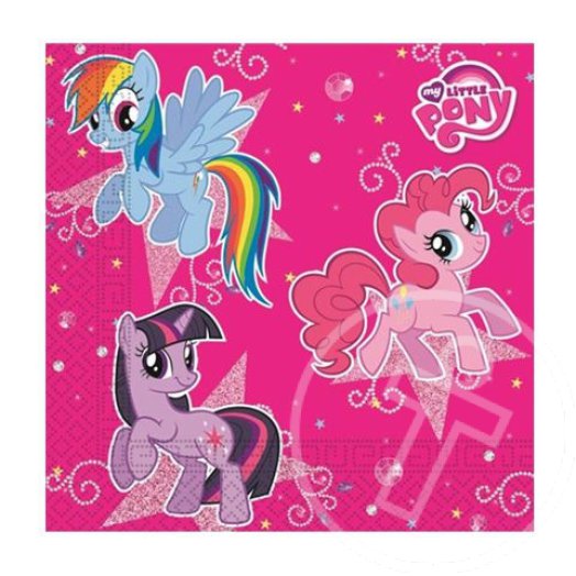 Én kicsi pónim: My Little Pony szalvéta - 20 darabos