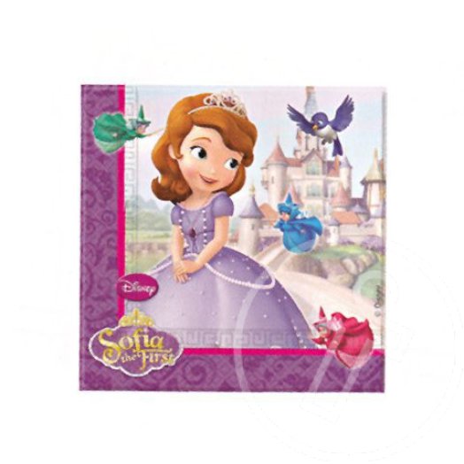 Disney hercegnők: Sofia hercegnő szalvéta - 20 db