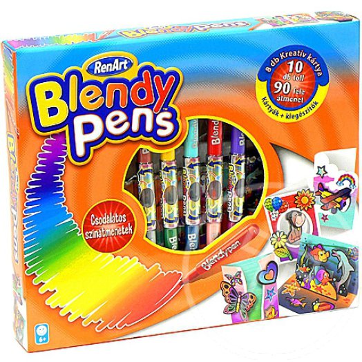 Blendy Pens Kreatív kártyák 10db-os filctoll szett