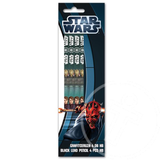 Star Wars Darth Maul 4db-os HB grafit ceruza készlet