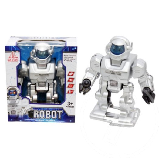 Sétáló elemes robot 18cm