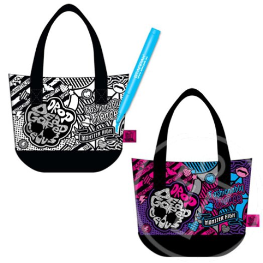 Monster High: Color Me Mine Színezhető party táska