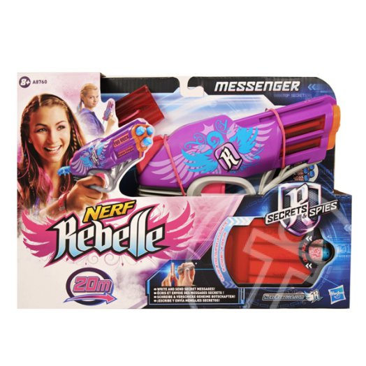 NERF Rebelle: Secrets And Spies - Üzenetfutár szivacslövő pisztoly