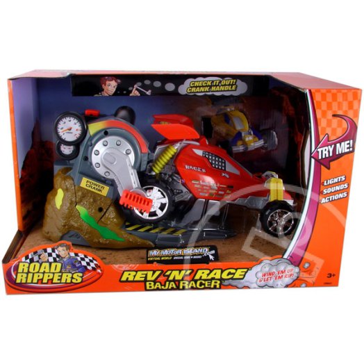Road Rippers felhúzós autó - Baja Racer piros homokfutó