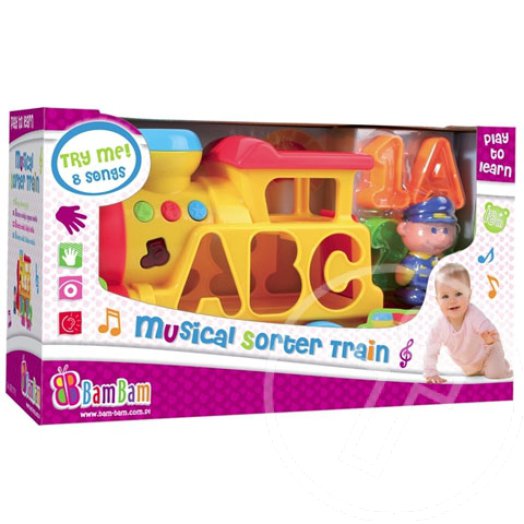 Formaberakó zenélő vonat - B-toys