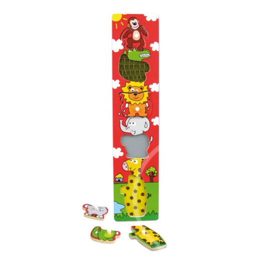 Forma berakó puzzle - szavanna állatok
