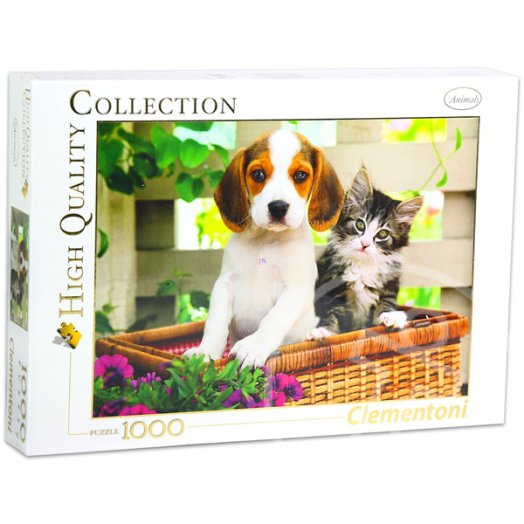 Clementoni: Kutya és Cica 1000 darabos puzzle