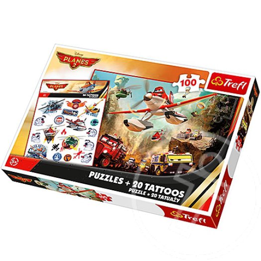 Repcsik 2 - A Mentőalakulat 160db-os puzzle szett tetoválással - Trefl