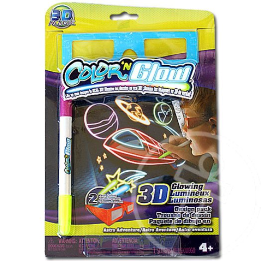 Color ''N Glow 3D rajztábla utántöltő filc
