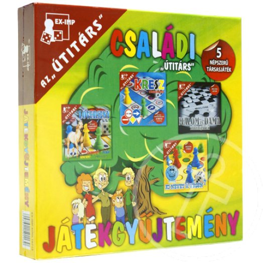 CSALÁDI JÁTÉKGYŰJTEMÉNY - TÁRSASJÁTÉK