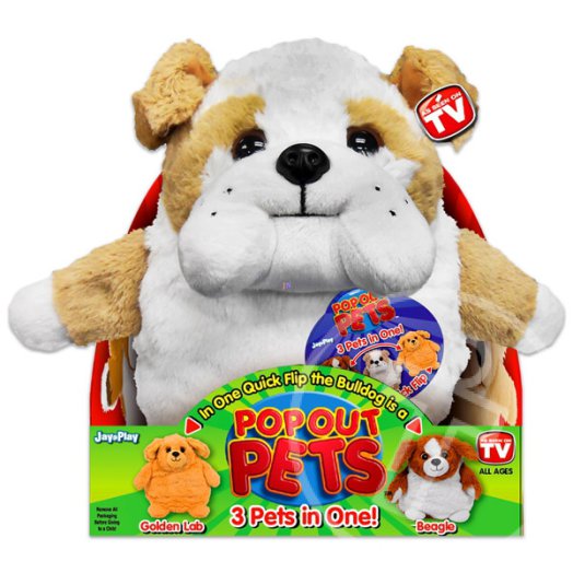 Pop out pets Kutyák - Bulldog, Golden Labrador, Beagle