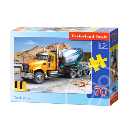 Amerikai betonkeverő autó 70 darabos puzzle
