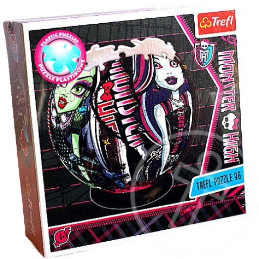 Monster High Frankie és Spectra gömb puzzle 96db-os