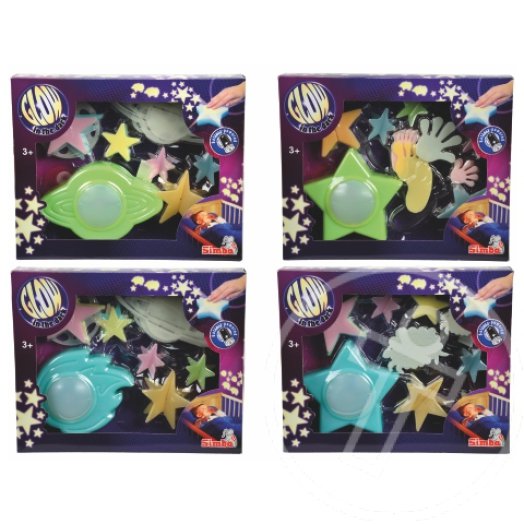 Éjjeli babalámpa fluoreszkáló faldíszekkel - Simba Toys