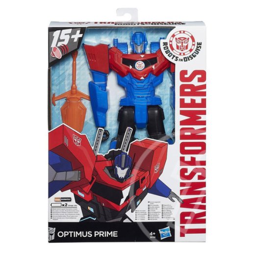 Transformers: Álruhás robotok Optimus Prime hanggal - 27 cm