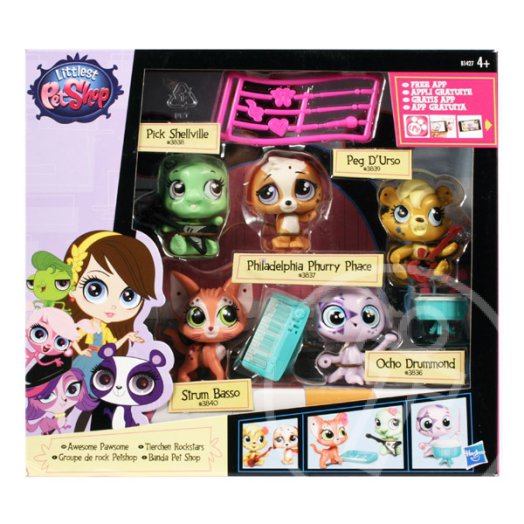 Littlest PetShop: 5 darabos Picurka készlet - zenekar