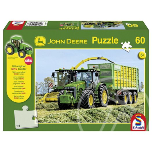 John Deere 7530 traktor és 7950i kombájn - 60 darabos puzzle