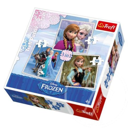 Disney hercegnők: Jégvarázs 20, 36 és 50 darabos puzzle