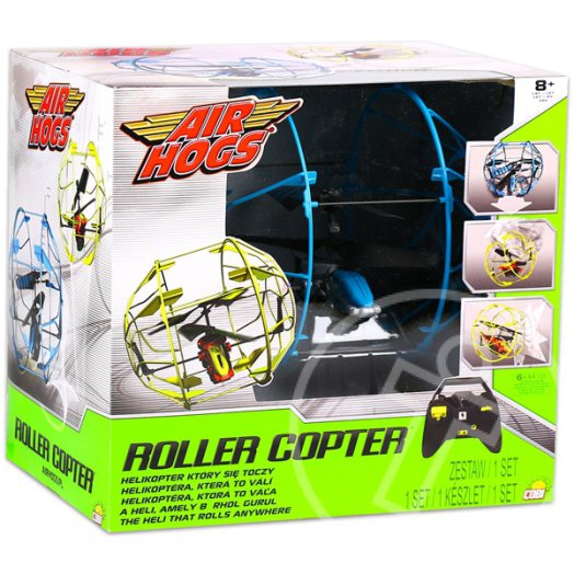 Air Hogs Roller Copter ütközésálló kalitkával - kék-ezüst