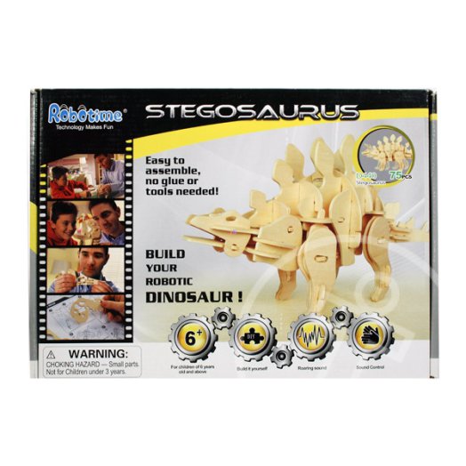 Fa robotdínó építő - Stegosaurus