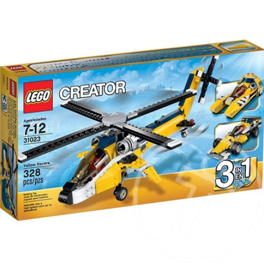 Lego Creator: Sárga verseny járművek (31023)