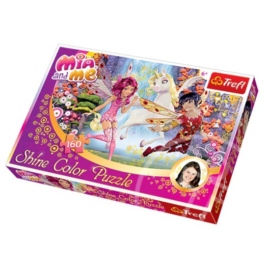 Mia és én: Mia és Onchao - 160 darabos csillogó puzzle