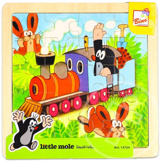 Kisvakond kisvonata fa puzzle