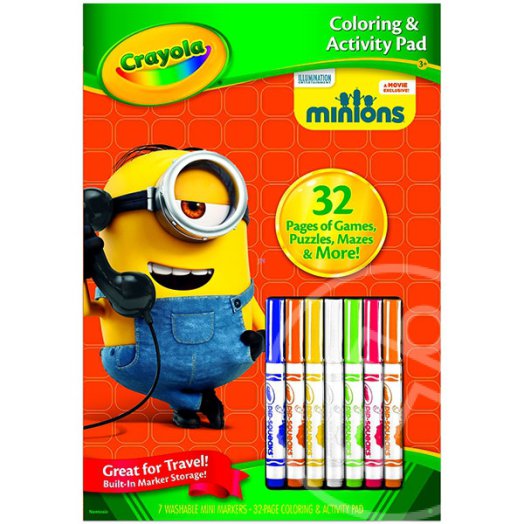 Crayola: Minyonos kifestő és foglalkoztató