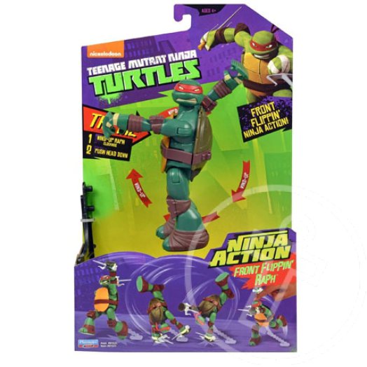 Tini Nindzsa Teknőcök: Ninja Action figurák - Front Flippin Raffaelo