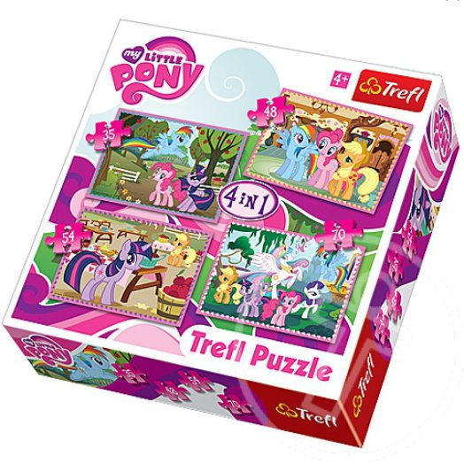 Én kics pónim 4 az 1-ben puzzle - Trefl