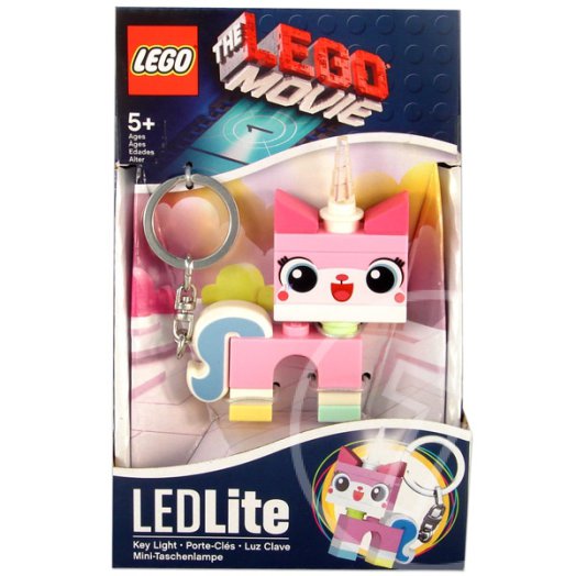 LEGO MOVIE: Unikitty világító kulcstartó