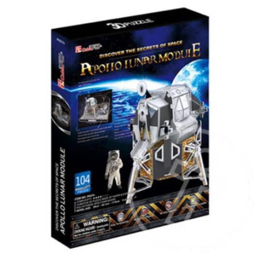 Apollo űrhajó Holdra szálló egysége 3D puzzle - 104 db-os