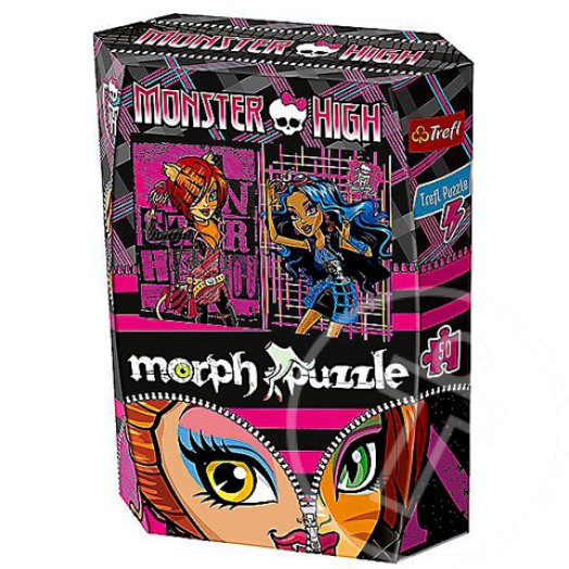 Monster High Toralei és robecca 50db-os holografikus puzzle - Trefl