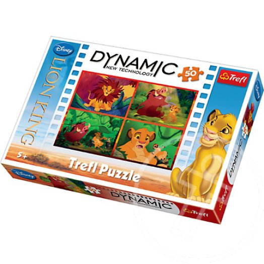 Oroszlánkirály 50db-os Dynamic puzzle - Trefl