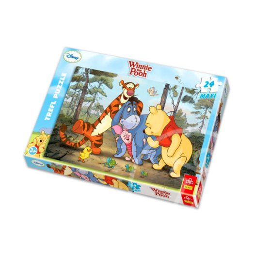 Micimackó és barátai - Kis teknősök 24 db-os maxi puzzle
