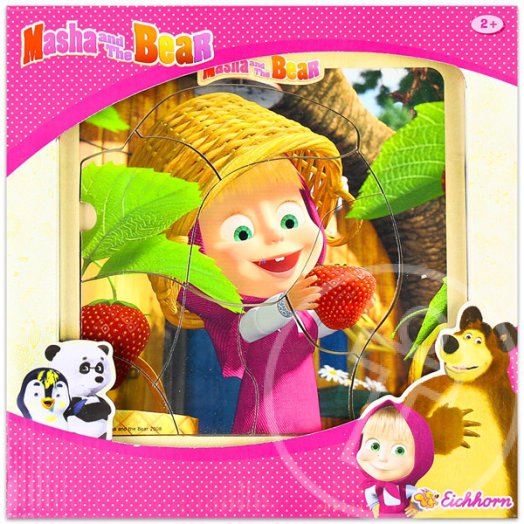 Masha puzzle: Masha és az eper