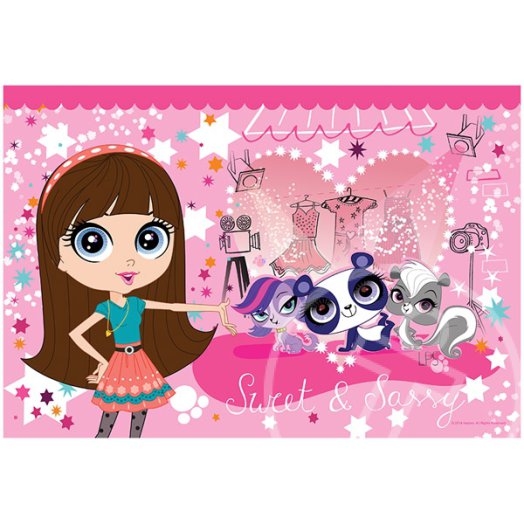 Littlest PetShop: 2 x 50 darabos színváltó puzzle