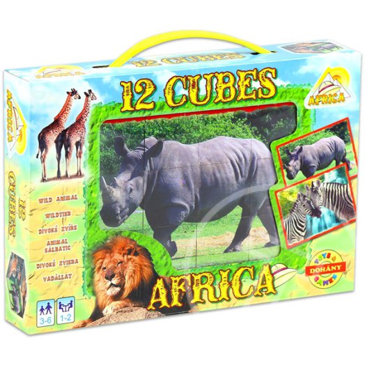 Mesekocka mix 12 darabos - Afrika